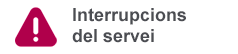 Interrupcions del servei